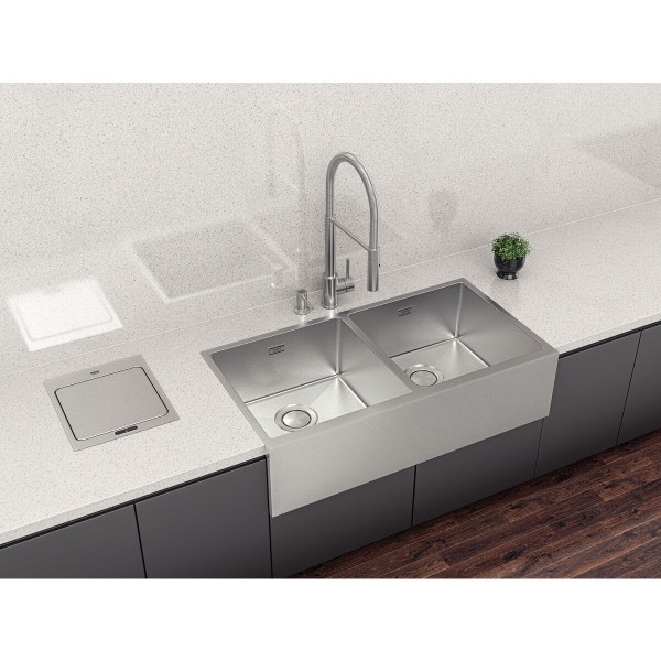 Encontraproduto.com.br - Cuba Inox Quadrum Farm 86x45 93946/123 - Tramontina