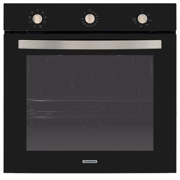 Forno Elétrico Tramontina de Embutir Glass 7F 60cm Preto 220V 94870/220