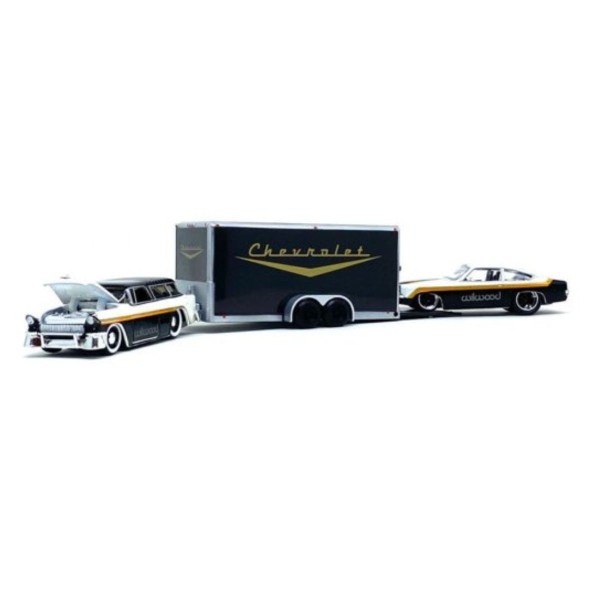 Encontraproduto.com.br - Miniatura Carro Chevrolet Nomad E Trailer Com Chevrolet Vega 1/64 Maisto 11404