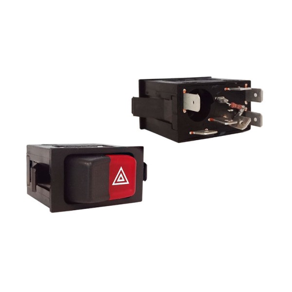 Encontraproduto.com.br - Interruptor Kostal De Pisca-alerta Vw Worker 7-100 (12v)