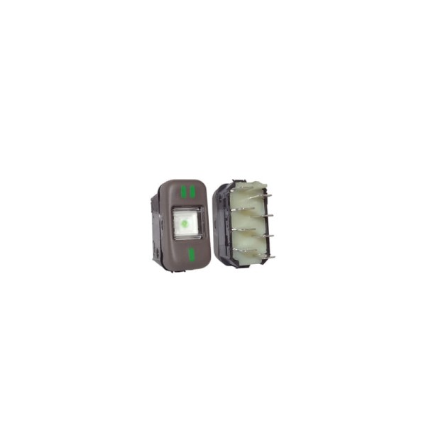 INTERRUPTOR TECLA 2 POSICAO 24V ONIBUS CAMINHAO MARRON - K3931016