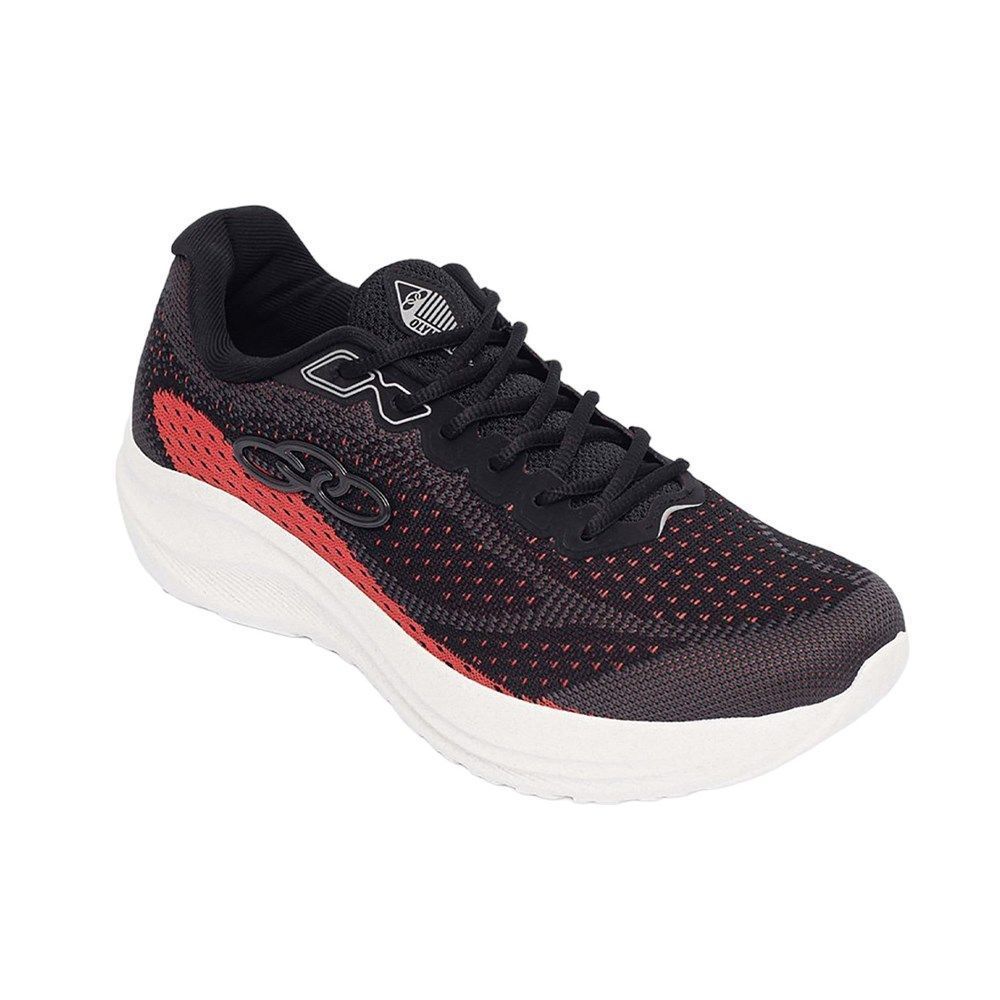 Tênis Olympikus Soma Masculino Preto e Vermelho
