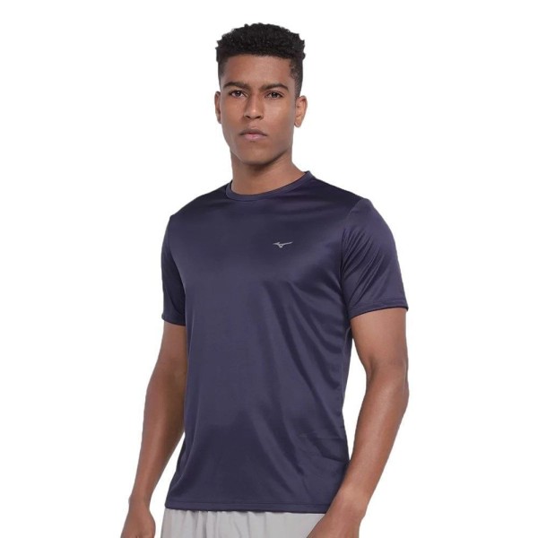 Encontraproduto.com.br - Camiseta Energy Azul Marinho - Mizuno