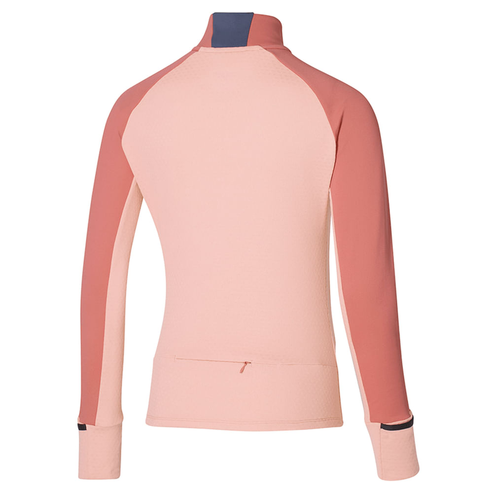 Encontraproduto.com.br - Camiseta Manga Longa de Corrida Feminina Mizuno Warmalite HZ