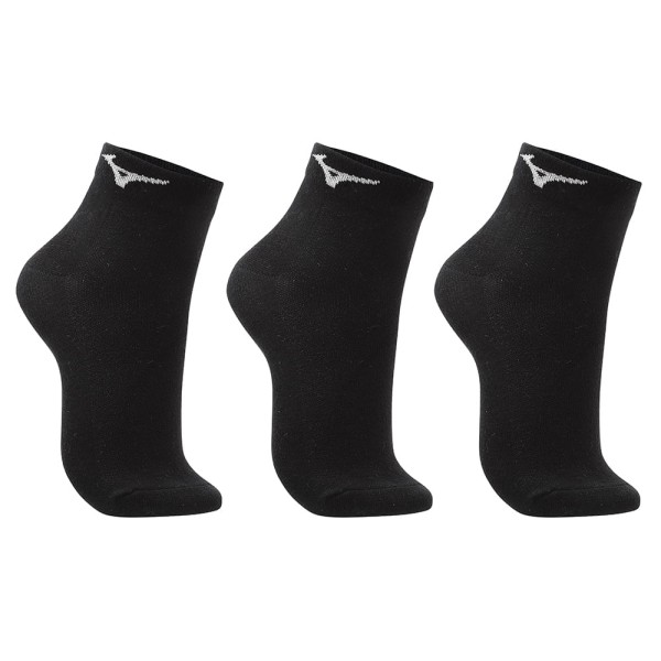 Encontraproduto.com.br - Meia Cano Curto Mizuno Basic - Pacote Com 3 Pares