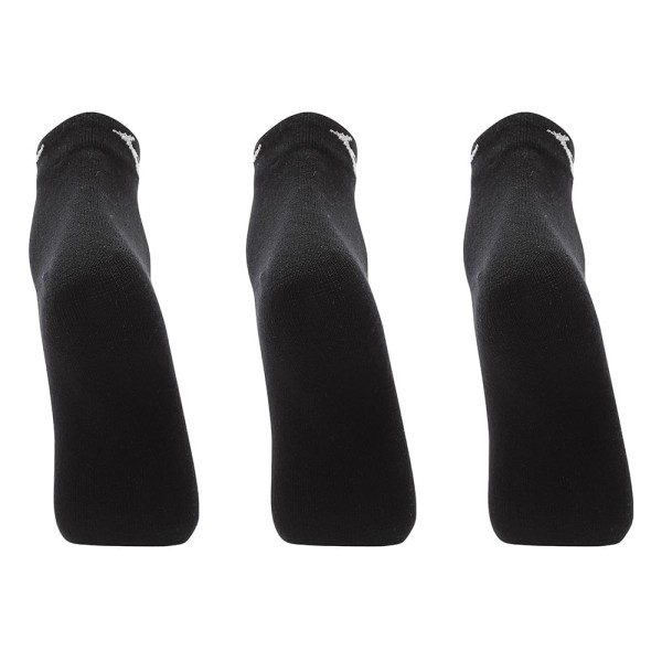 Encontraproduto.com.br - Meia Cano Curto Mizuno Basic Pacote Com 3 Pares Preto