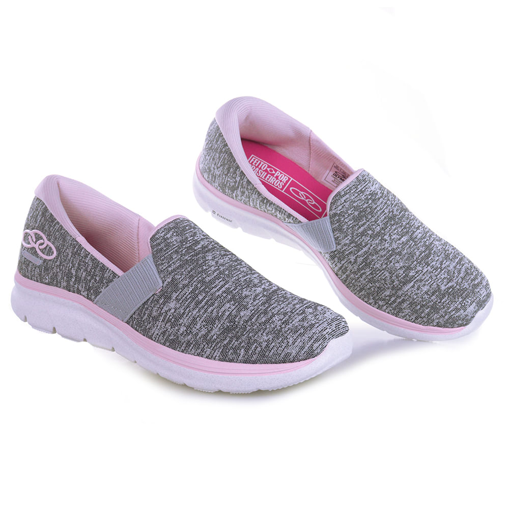 Encontraproduto.com.br - Tênis Feminino Esportivo Slip On Olympikus - Angel 3 F