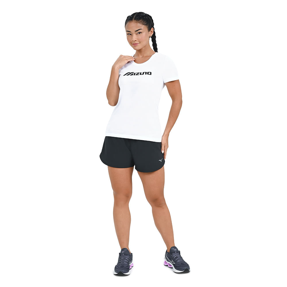 Encontraproduto.com.br - Camiseta de Treino Feminina Mizuno Basic Run