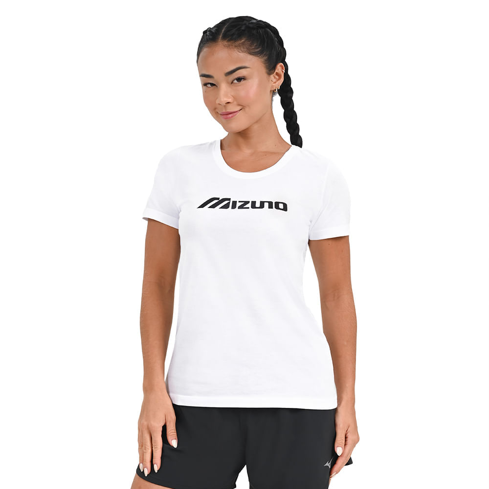 Encontraproduto.com.br - Camiseta de Treino Feminina Mizuno Basic Run