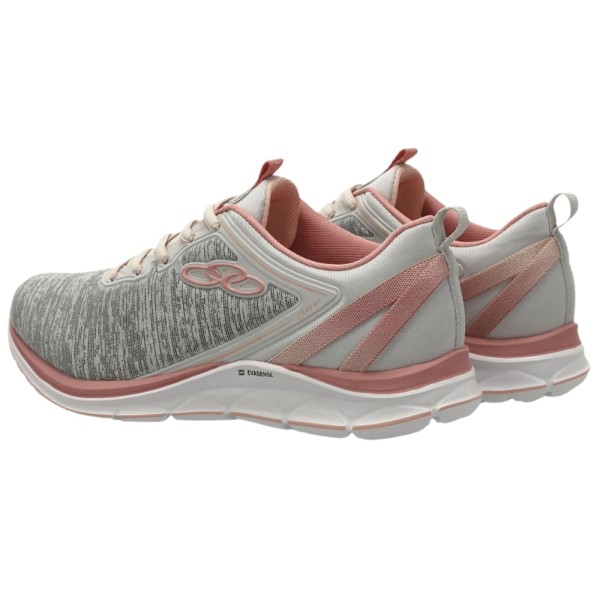 Encontraproduto.com.br - Tênis Olympikus Day Caminhada Cinza e Rosa - Feminino