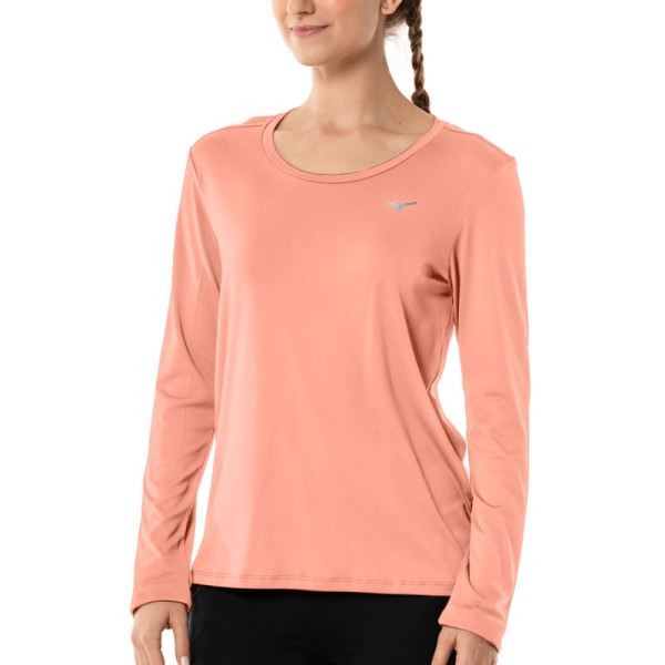 Camiseta Manga Longa de Treino Feminina Mizuno Pro UV