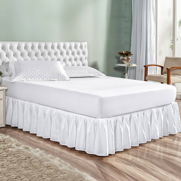 Saia para Cama Box Queen Probox Frizê - Lavive