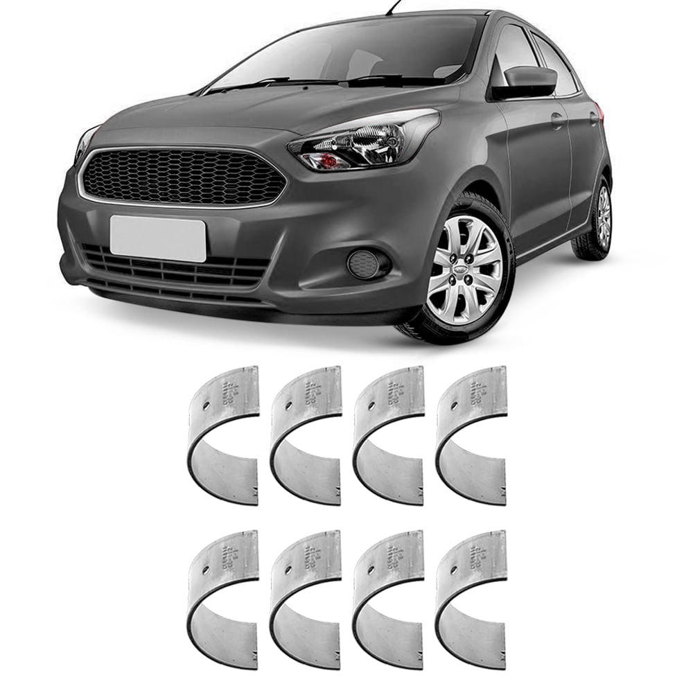 Bronzina Casquilho Mancal STD Ford Ka 1.0 12V 2014 a 2021 Flex Mahle BC884