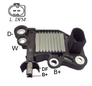 Encontraproduto.com.br - REGULADOR VOLTAGEM ALTERNADOR 14VVWGOL G5 VOYG5 SAVG5 POLO FOX06 - IKR5030