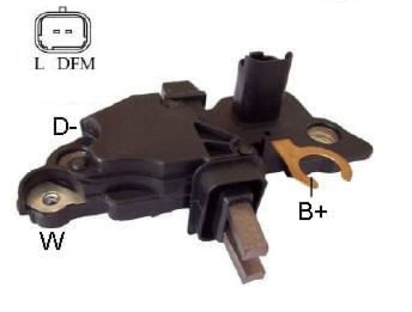 Encontraproduto.com.br - Regulador volt. megane/laguna/sandero 09->/clio -bosch