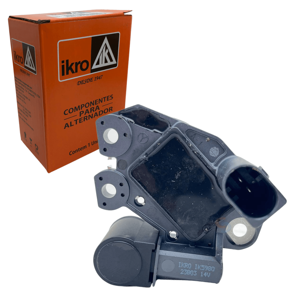 Encontraproduto.com.br - Regulador volt. gol/polo/fox/golf/up valeo 14v