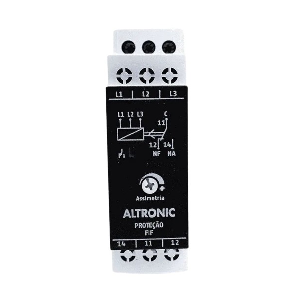 Encontraproduto.com.br - RELE FALTA DE FASE C/SEQ 220-440V ALTRON