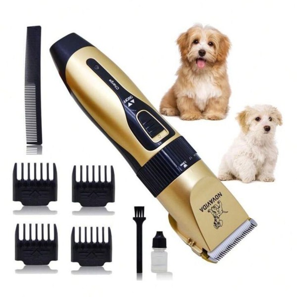 Encontraproduto.com.br - Maquina De Tosar Para Pet Recarregável Cães Gatos Pet