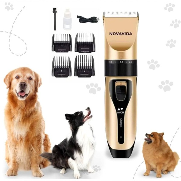 Encontraproduto.com.br - Maquina De Tosar Para Pet Recarregável Cães Gatos Pet
