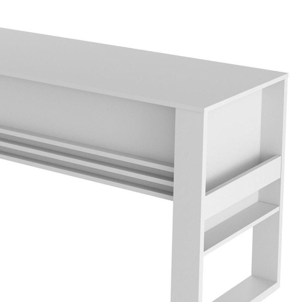 Encontraproduto.com.br - Conjunto Escritório Com Mesa E Gaveteiro Volante Branco