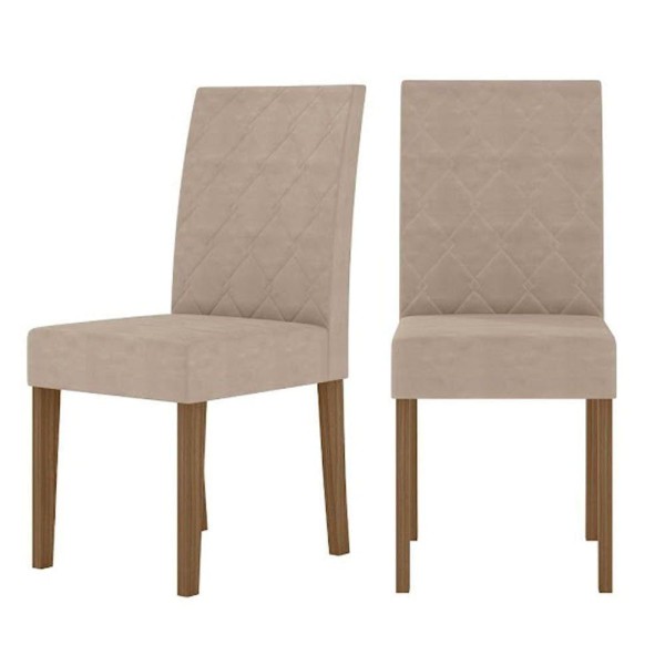 Encontraproduto.com.br - Conjunto Sala De Jantar Mesa E 4 Cadeiras Jade Poliman Carvalho Com Grafite