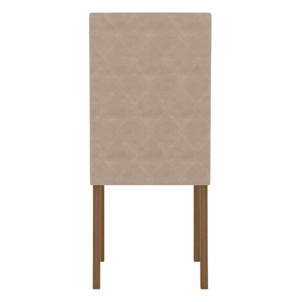 Encontraproduto.com.br - Conjunto Sala De Jantar Quadrada Mesa Helo 90cm E 04 Cadeiras Jade Carvalho E Grafite