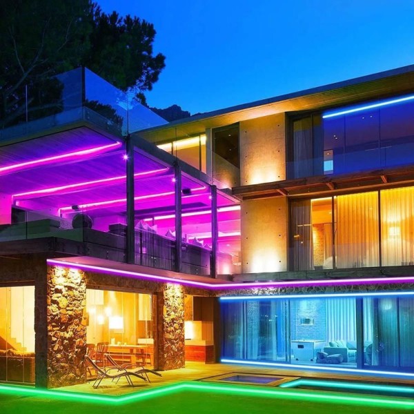 Encontraproduto.com.br - Fita Led 5050 Rgb Color 5 Metros Prova Dágua C/ Controle