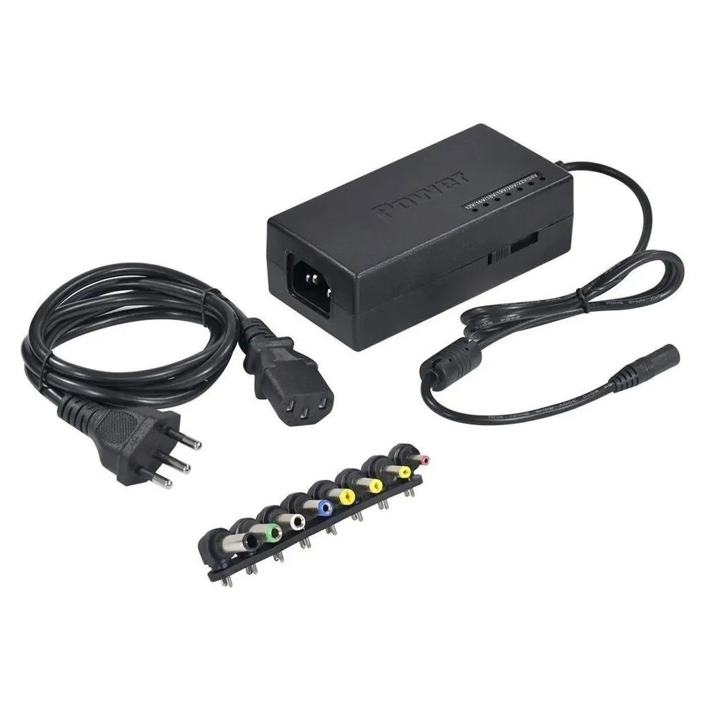 Encontraproduto.com.br - Carregador Fonte Universal P/ Notebook 120w C/ Adaptador