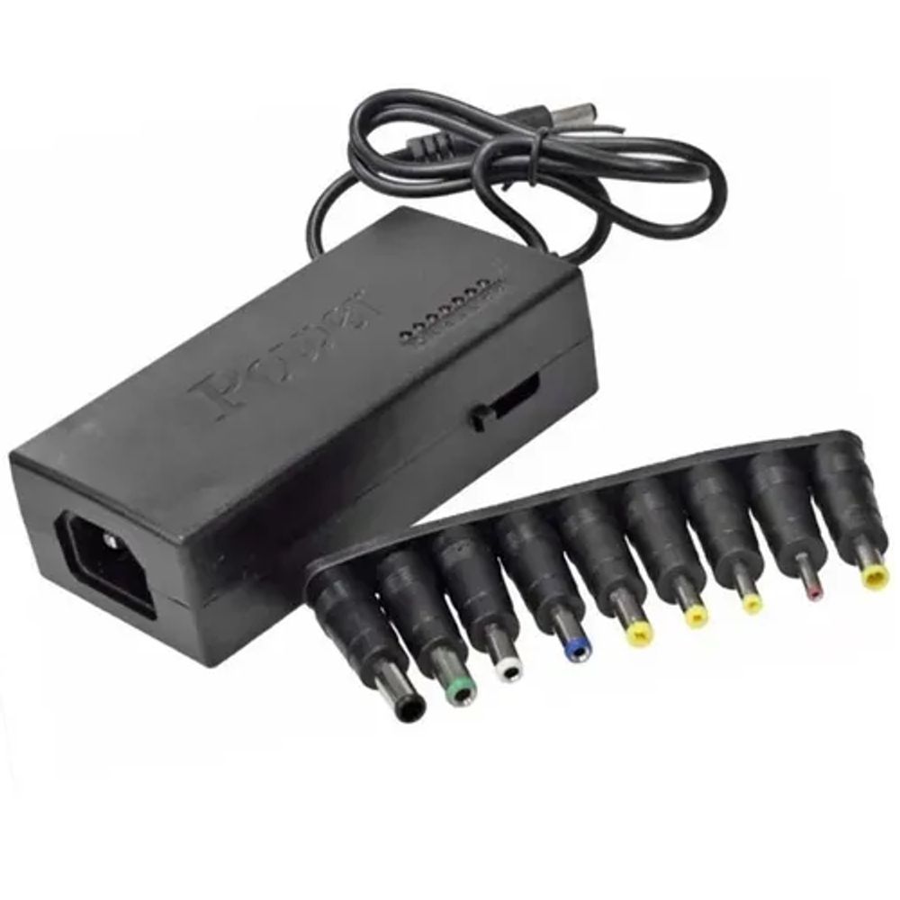 Encontraproduto.com.br - Carregador Fonte Universal P/ Notebook 120w C/ Adaptador