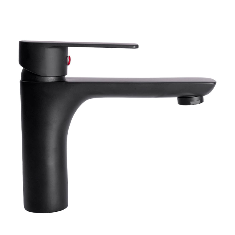 Encontraproduto.com.br - Steel Black Monocomando Lavatorio Mesa Bica Baixa  - Levo