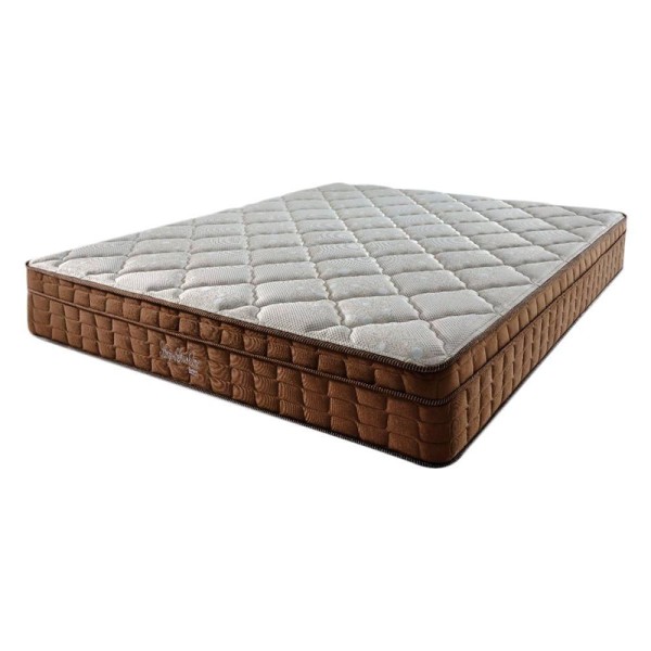 Encontraproduto.com.br - Cama Box Baú Branco E Colchão Anjos Star Pillow In Molas Ensacadas Casal Anjos