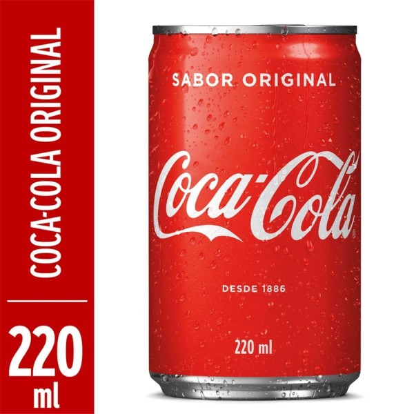 Encontraproduto.com.br - Refrigerante Coca-Cola Sleek Lata com 220ml