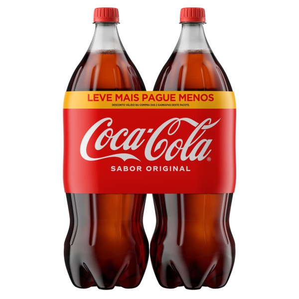 Encontraproduto.com.br - PACK REFRIGERANTE COCA COLA DUO ORIGINAL 2L