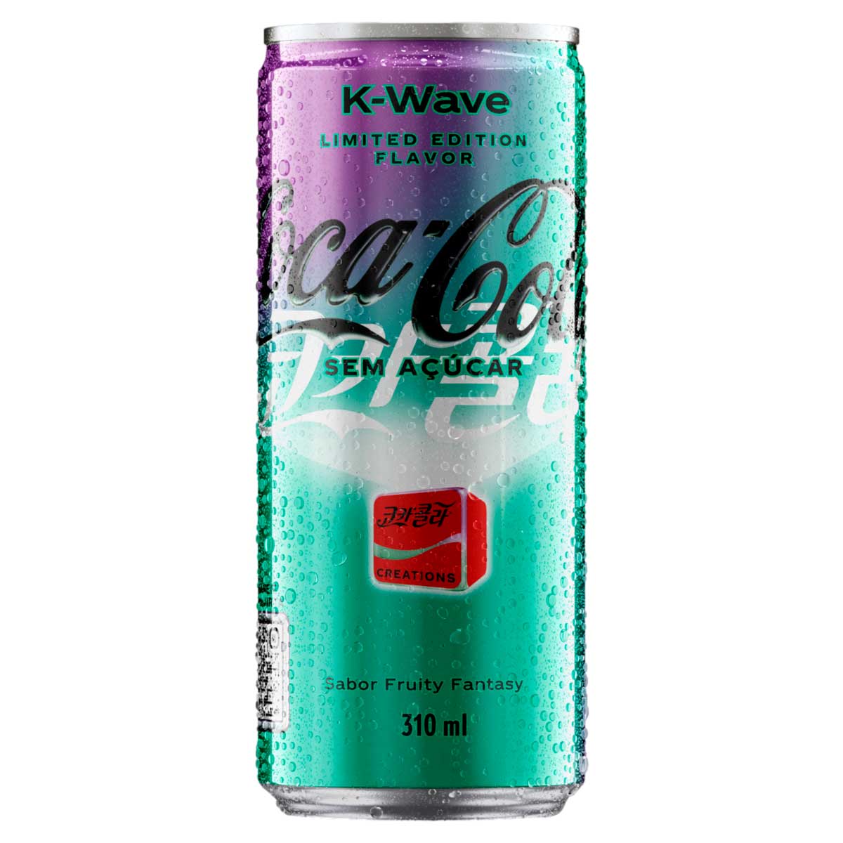 Encontraproduto.com.br - Refrigerante Coca-Cola K-Wave Zero Açúcar Fruity Fantasy Lata 310ml