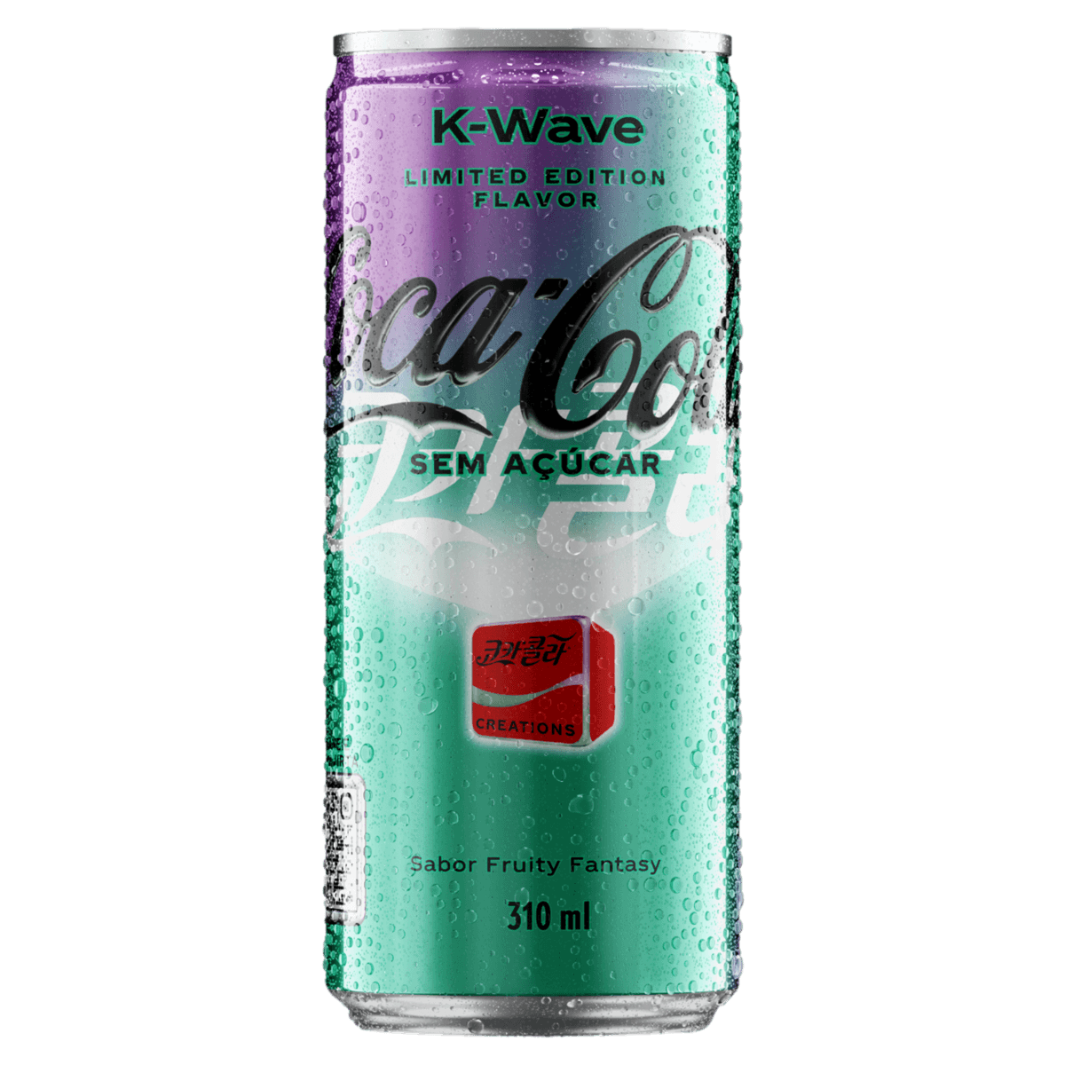 Encontraproduto.com.br - Refrigerante Coca-Cola K-Wave Zero Açúcar Fruity Fantasy Lata 310ml