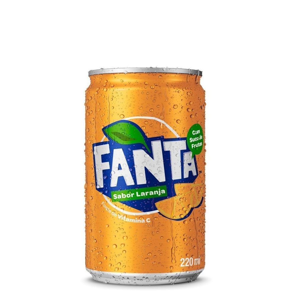 Refrigerante Lata Fanta Sabor Laranja 220ml