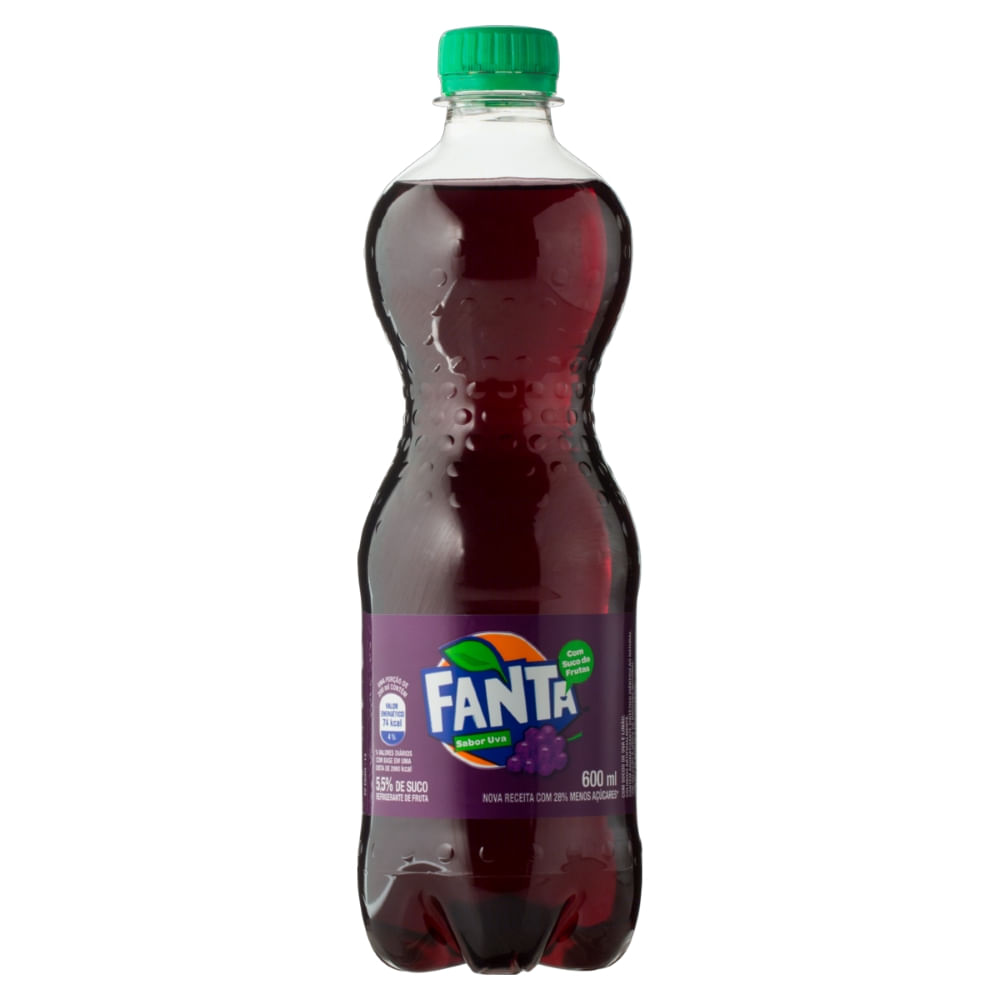 Refrigerante Fanta 600ml Pet Uva