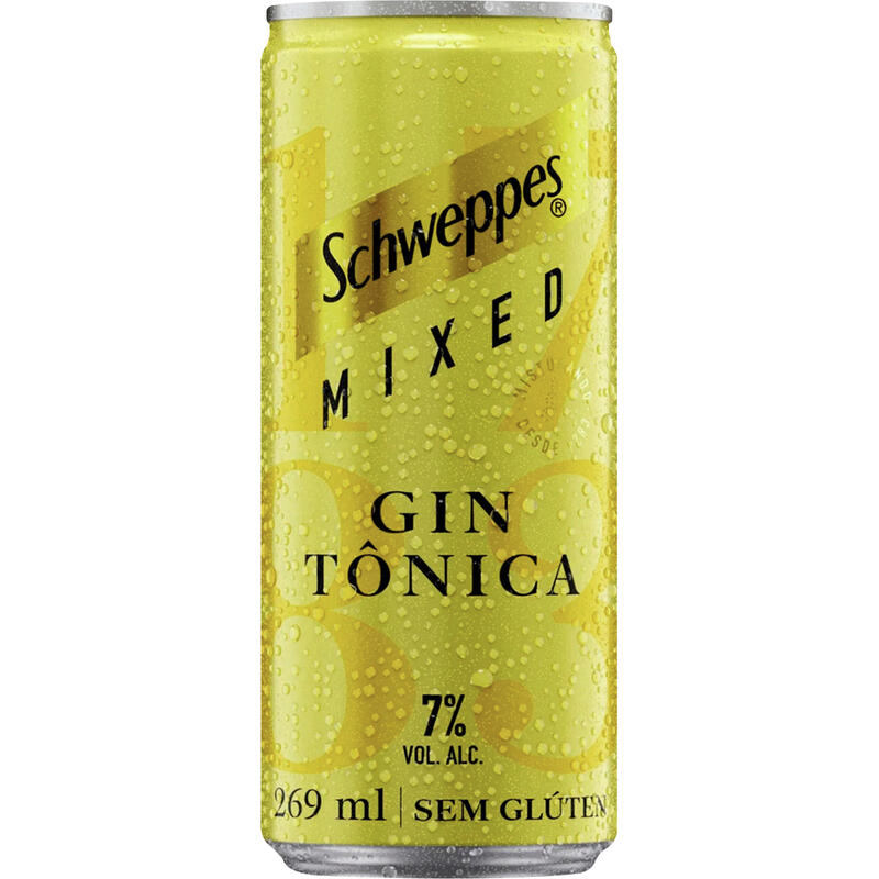 Encontraproduto.com.br - Bebida Alcoólica Schweppes Gin Tônica Lata com 269ml