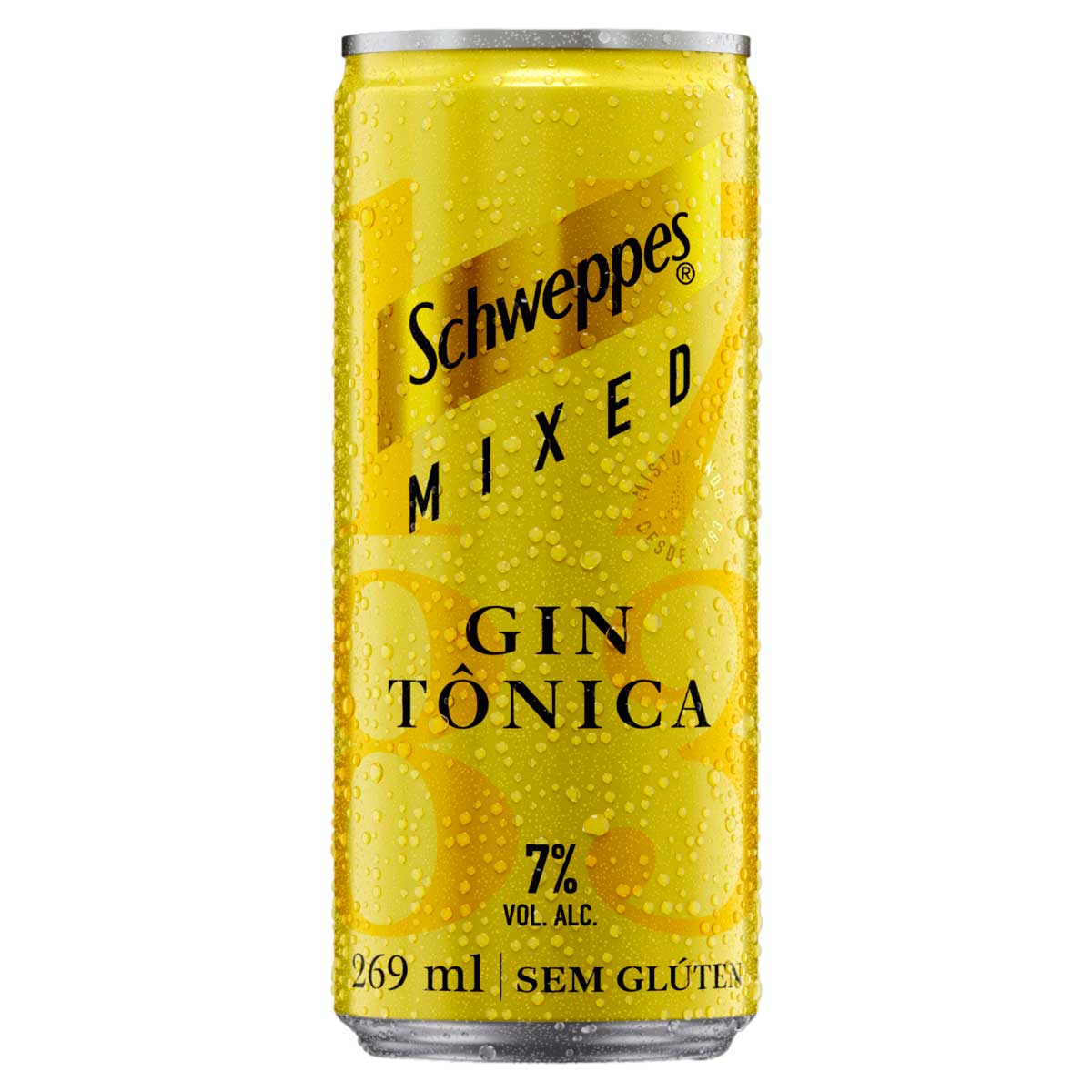Encontraproduto.com.br - Bebida Alcoólica Schweppes Gin Tônica Lata com 269ml