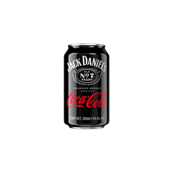 Encontraproduto.com.br - Bebida Alcoólica Mista Jack Daniels Coca-Cola Lata com 350ml
