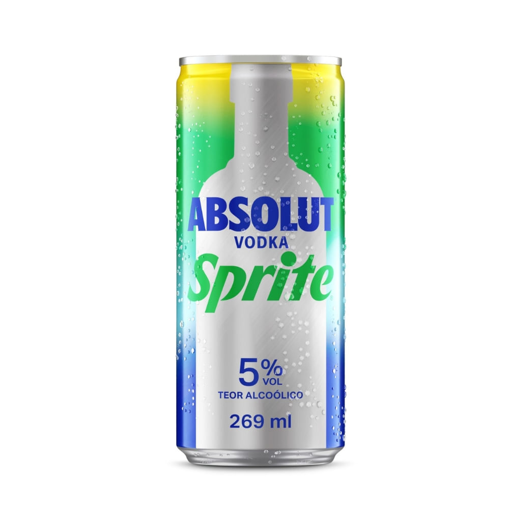 Encontraproduto.com.br - BEB MIS ABSOLUT VODKA SPRITE 269 ML