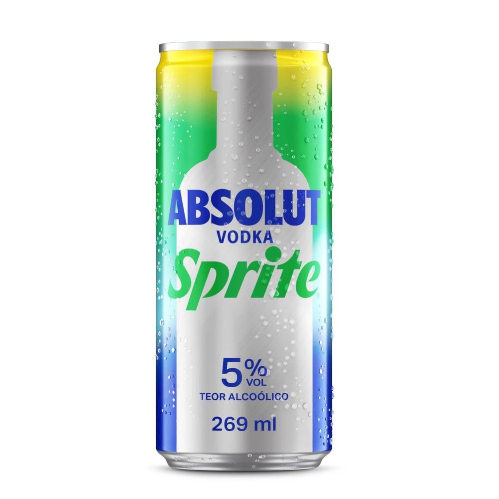 Encontraproduto.com.br - BEB MIS ABSOLUT VODKA SPRITE 269 ML