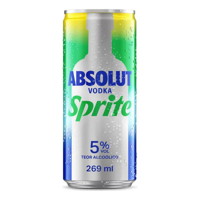 BEB MIS ABSOLUT VODKA SPRITE 269 ML