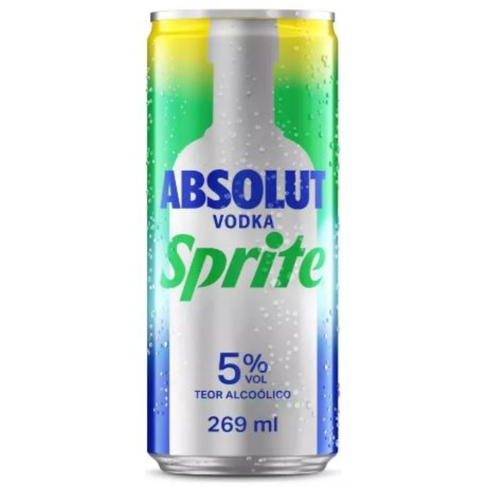 Encontraproduto.com.br - BEB MIS ABSOLUT VODKA SPRITE 269 ML