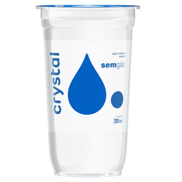 Encontraproduto.com.br - Água Crystal sem Gás Copo 310ml