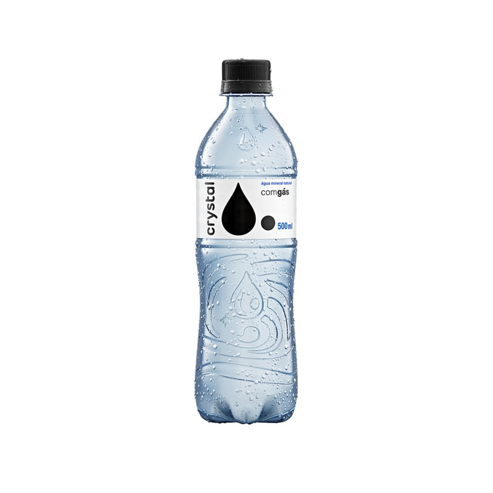 Encontraproduto.com.br - ÁGUA MINERAL CRYSTAL COM GÁS 500ML