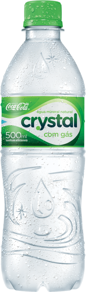 Encontraproduto.com.br - ÁGUA MINERAL CRYSTAL COM GÁS 500ML