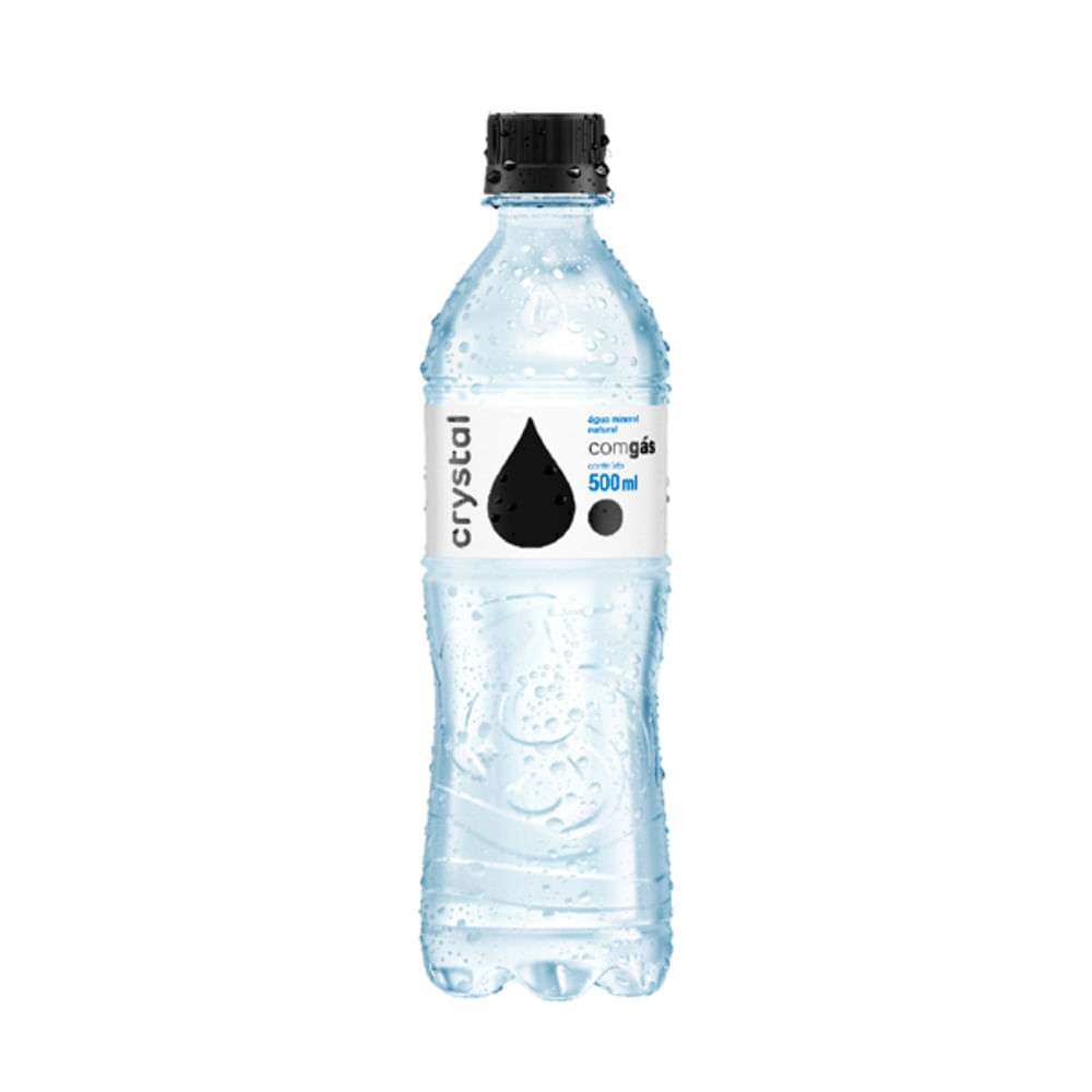 Encontraproduto.com.br - ÁGUA MINERAL CRYSTAL COM GÁS 500ML