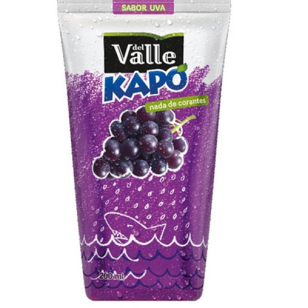 Refresco Adoçado Morango Del Valle Kapo Caixa 200ml