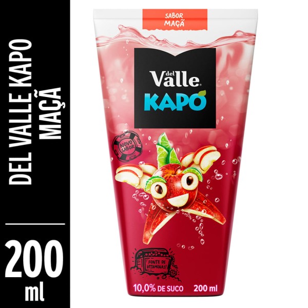 Encontraproduto.com.br - Bebida Mista Del Valle Kapo Maçã 200ml